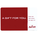 MARRIOTT<sup>®</sup> $100 Gift Card